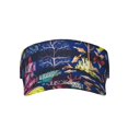 thumbnail image 2 of Kdxio Sea Inhabitans And Herb Print Sun Visor Hat Golf Visor Adjustable Velcro Outdoor Sports Cap For Men Women, 2 of 7