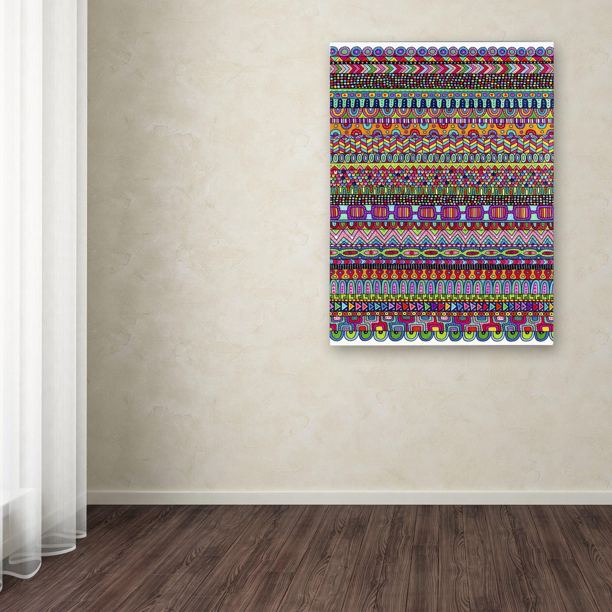 Trademark Fine Art "Oaxaca Mat" Canvas Art by Hello Angel