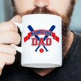 thumbnail image 4 of 11oz ‘MAJOR LEAGUE’ Dad Mug, Father''s day Coffee Mug, Funny White Mug, Funny Mug Present Ceramic Cup, Novelty Birthday Gift for Dad, Double Side Printed White Coffee Mug (Dad''s gift), 4 of 6