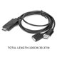 thumbnail image 3 of Cable adaptador de conversión MUXIY USB hembra a USB macho Compatible con AV digital 1080P, 3 of 8