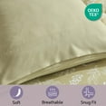 thumbnail image 4 of LammaLoe Twin Comforter Sets, 5 Piece Botanical Bed in a Bag, Reversible Bedding Comforter Set with Sheets, Modern Bed Set, Olive Grove/White, 4 of 6