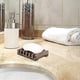 thumbnail image 2 of Soap Dish Wooden Soap Saver Holder Sink Bathroom Shower Rectangular Hand Craft For Soap,sponges And More(2 Pack), 2 of 5