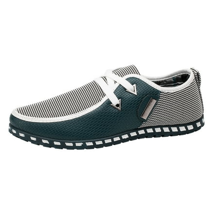 

casual shoes for Men Slip On Shoes For Men Fashion Casual Sport Shoes Sneakers Skate Shoes Leather Shoes PU Dress Sandals for Women Blue