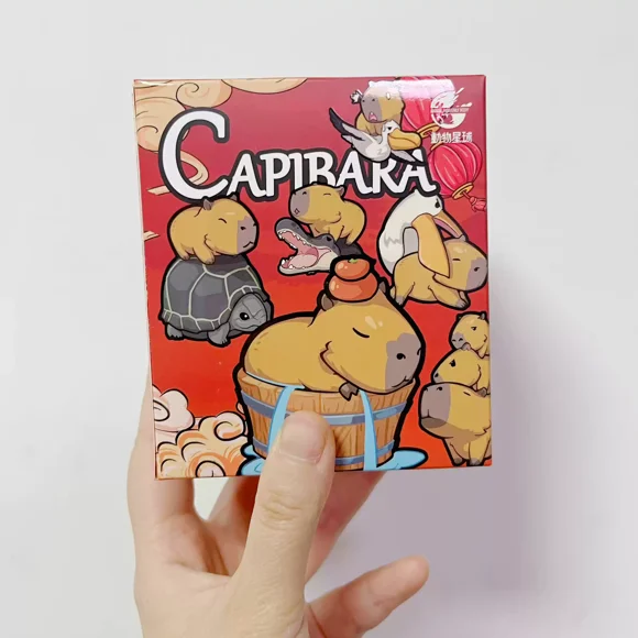 Animal Planet Capibara Blind Box Trendy Item Cute Character Capybara Model Figure Toy Collection Decoration Children'S Gi