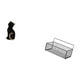 thumbnail image 5 of Figura de escritorio,Estatua de gato,linda estantería,escritorio,decoración del hogar,Cesta de almacenamiento,Cesta organizadora de almacenamiento de cocina colgante de alambre,Organizador de, 5 of 8