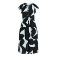 thumbnail image 4 of Time and Tru Women's Double Cloth Cotton Midi Dress, Sizes XS-XXXL, 4 of 4