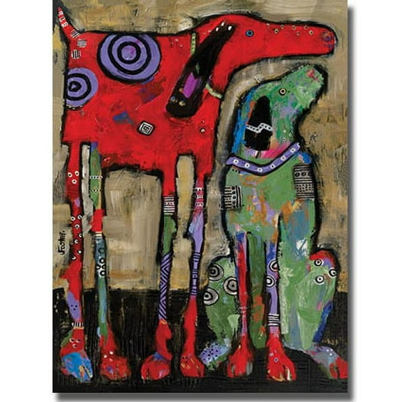 Artistic Home Gallery 1824532S Wait And Stay By Jenny Foster Premium Stretched Canvas Wall Art