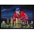 thumbnail image 1 of Cole Caufield Toile Encadrée 20x29 Canadiens Skyline-H, 1 of 4