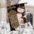 thumbnail image 4 of Briarwood Lane Snowman And Sled Primitive House Flag, 4 of 4