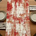 thumbnail image 5 of Table Runners 36 Inches Long Dress Scarves, Red Ombre Farmhouse Kitchen/Dining Table Runner, Short Coffee Tablerunners, Gradient Abstract Art Vintage 13x36 Inch, 5 of 9