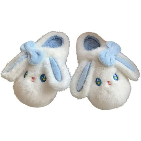 

CoCopeaunt Cute Rabbit Slippers for Women Bunny Slippers Fuzzy Slippers Women Fluffy Kawaii House Slippers