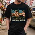 thumbnail image 1 of USA T-Shirt Women & Men - American Flag Short Sleeve, 250th Anniversary Patriotic Independent Hoodie Style Tee, America Long Sleeve Shirt & Unisex Apparel, 1 of 3