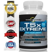 T5X Extreme Testosterone Booster for Men and Sexual Potency Increase Testosterone 30% One Bottle 180 Capsules