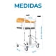 thumbnail image 3 of Silla Transferencia Hidráulica Ducha Elevador Paciente Onof, 3 of 9