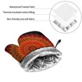 thumbnail image 6 of Fotbe Mandala for 4Pcs Oven Mitts and Pot Holders, 500℉ Heat Resistant Oven Mitts , Non-Slip Silicone Surface Safe for Baking, Cooking, BBQ, 6 of 6