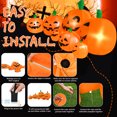 thumbnail image 3 of 8 FT Long Halloween Inflatables Pumpkin Decorations with Build-in LED Lights, Halloween Pumpkin Stack Blow Up for Indoor Outdoor Lawn Garden Home Yard Party, 3 of 10