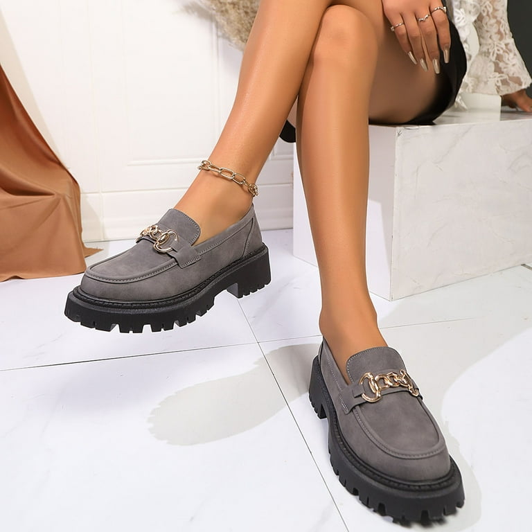 charcoal grey women's dress shoes Women's Dark Grey Denim Pumps with a Stable Heel for Spring ⠂ESTRO Online  Store – estro.eu.com