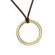 thumbnail image 1 of Cordón l collar del colgante la aleación de bronce s mujeres hombres Fernando Círculo colgante collar, 1 of 8