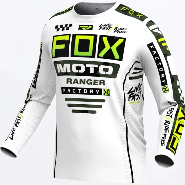 2024 Racing Downhill Jersey Mountain Bike Motorcycle Cycling Crossmax Shirt Ciclismo Clothes for Men MTB Jersey MX Ranger Fox DH guichen