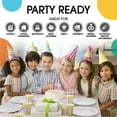 thumbnail image 2 of Exquisite 600 Ct White 9" Plastic Party Plates 350 GSM Heavy Duty Disposable Plate Sets, 2 of 7