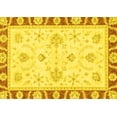 thumbnail image 1 of Ahgly Company Indoor Rectangle Oriental Yellow Modern Area Rugs, 2' x 3', 1 of 4