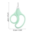 thumbnail image 4 of Unique Bargains 1 Pc Portable Short Handle Nail Scissors Toenail Clippers for Child 3.82"x2.09"x0.39" Green, 4 of 6