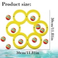 thumbnail image 3 of Swimming Pool Toys and G-a-mes,Floating Pool Throwing G-me Summer Swimming Pool/Beach T-oys Accessories with 12 Colorful Tossing Balls,12PCs, 3 of 9