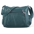 thumbnail image 1 of ELDA Bolsos cruzados para mujer, bolsos de bolsillo, bolsos y bolsos de cuero PU suave, bolso de hombro con múltiples bolsillos, 1 of 5