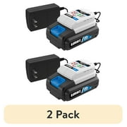 (2 pack) HART 20-Volt Lithium-Ion 2.0Ah Battery and 2Amp Fast Charger