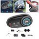 thumbnail image 3 of Auricular Bluetooth para motocicleta para ATV Dirt Bike Off Road Música estéreo 1200mAh Reducción de ruido a prueba de agua con micrófono , Micrófono Micrófono de cable suave negro Sunnimix Auricular Bluetooth, 3 of 8