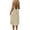 Beige, variant on Women's Casual Sleeveless Open Back Loose Fit Maxi Dress, Spaghetti Strap Flowy Beach Robe Homewear for Vacation and Sundress