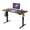 Rustic Brown, variant on UNICOO® Dual Motor Electric Height Adjustable Standing Desk 59"x29.5" Inches, Home Office Computer Desk, Gaming Desk, with USB Charging and Hooks (Black Frame/Rustic Brown Top) XOT-D59-BR