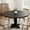 Black, variant on GAOMON 47 inch Round Dining Table for 4-6 People, Farmhouse Circle Kitchen Table with Wooden Table Top and Legs, Dinner Table for Dining Room Living Room, Brown (Only Table)
