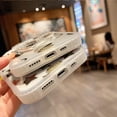 thumbnail image 7 of Compatible with iPhone 13 Pro Max Mirror Diamond Case Makeup Bling Shiny Glitter Clear Luxury 3D Rhinestones Crystal Pretty Bumper Shockproof Protective Cover for Girls and Women, 7 of 7