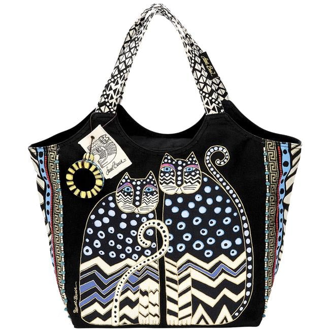 laurel burch large tote bag