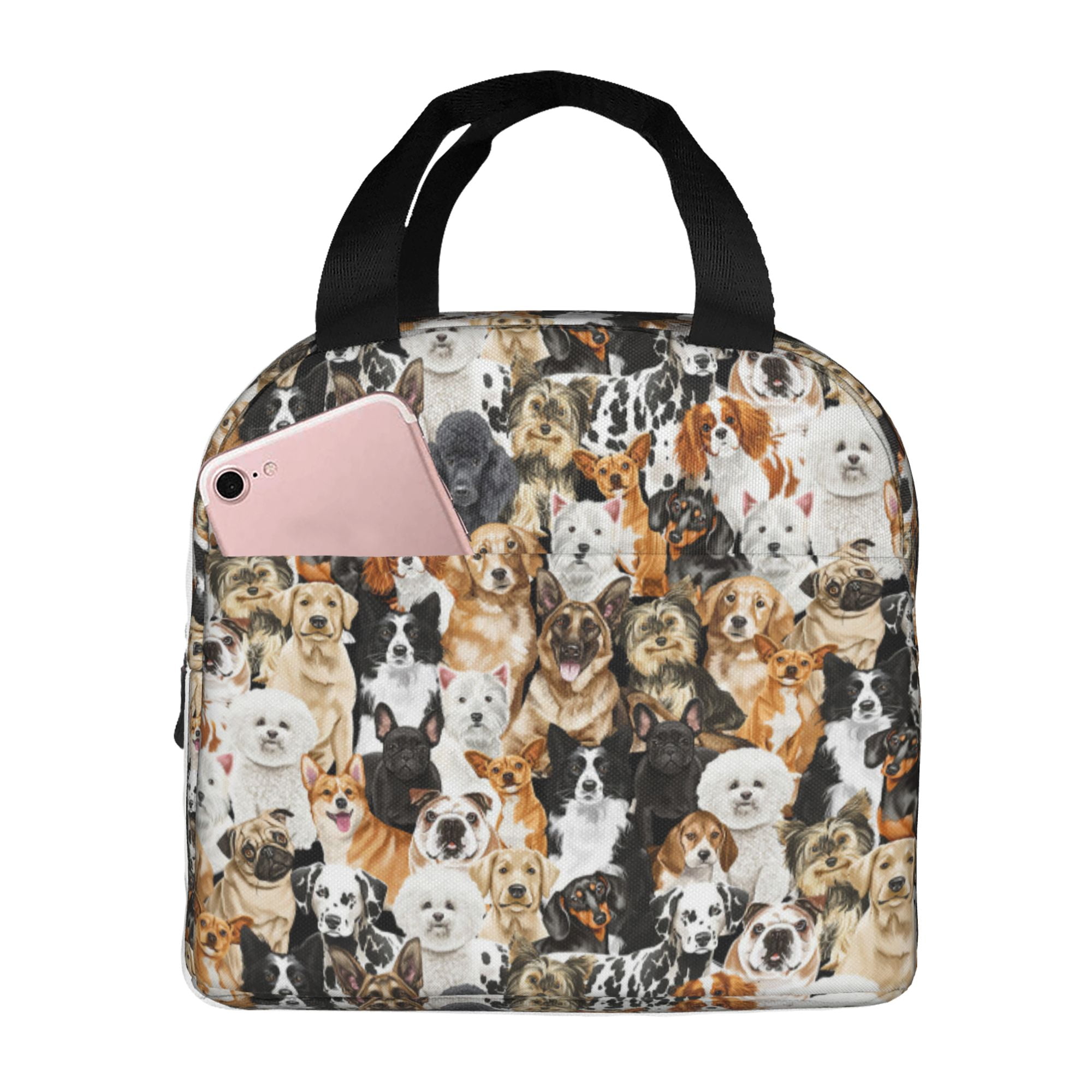 Puppy Dogs Lunch Bag for Men Women Insulated Lunch Box Cute Lunch Tote