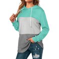 thumbnail image 2 of Xcmzpl Hoodies for Women Basic Solid Color Hooded Sweatshirt Lightweight Pullover Tops Cotton Long Sleeve T-shirts Winter Fashion, 2 of 6