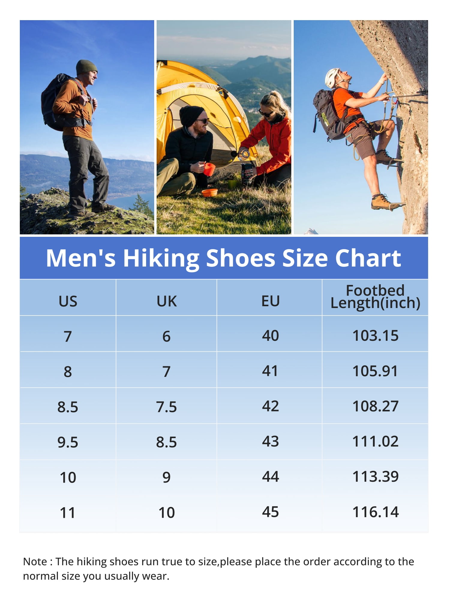 CAMEL Men's Hiking Shoes Comfort Sneakers Male Breathable Athletic Shoes Outdoor Running Walking Gray