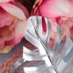 thumbnail image 2 of unbranded 6Ud Para Servilletas Plata Con Monstera Para Fiestas Y Eventos Modernos, 2 of 7