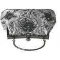 thumbnail image 4 of Kwuty Womens Vintage Floral Beaded Rhinestone Embroidery Clutch Sequin Crossbody Bag Evening Handbag for Bridal Wedding Party Prom, 4 of 7
