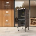 thumbnail image 6 of KNUTI Universal Bird Cage Cover Good Night Blackout 60" x 18" x 18" Inch Thin Lightweight Breathable Small Animal Cages Cover Pet Removable Durable Protector - Beige, 6 of 6