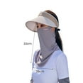 thumbnail image 6 of Mdesiwst Summer Sunscreen Sun Protection Ice Silk Face Guard Outdoor Hanging Ear 360 Degree Protection Riding Face Guard, 6 of 7