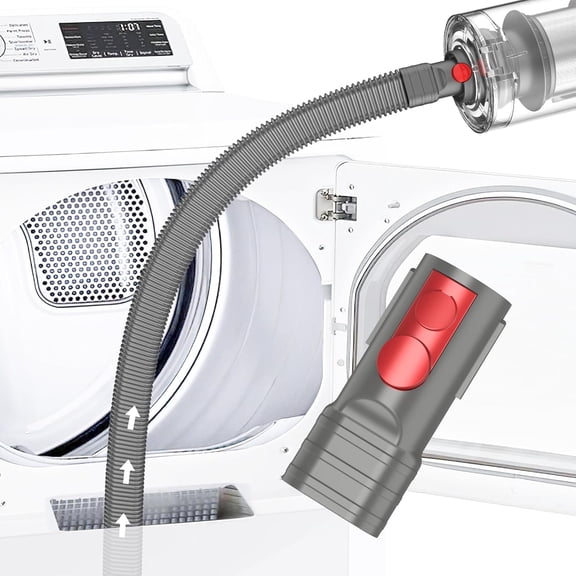 Dryer Vent Cleaner Kit Compatible with  Dryer Lint Vacuum Attachment Removes Deep Lint Adapter Compatible with  V7 V8 V10 V11 V12 V15 etc Cordless Vacuum Cleaner Accessories