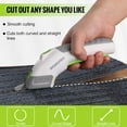 thumbnail image 4 of Cordless Electric Scissors with 2 Blades, 4V Rechargeable Powerful Shears Cutting Tool for Fabric, Leather, Carpet and Cardboard, Power Shears for Sewing, Scrapbooking, Crafting, 4 of 6