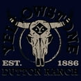 thumbnail image 2 of Men's Yellowstone Cow Skull Dutton Ranch Graphic T-Shirt, 2 of 5