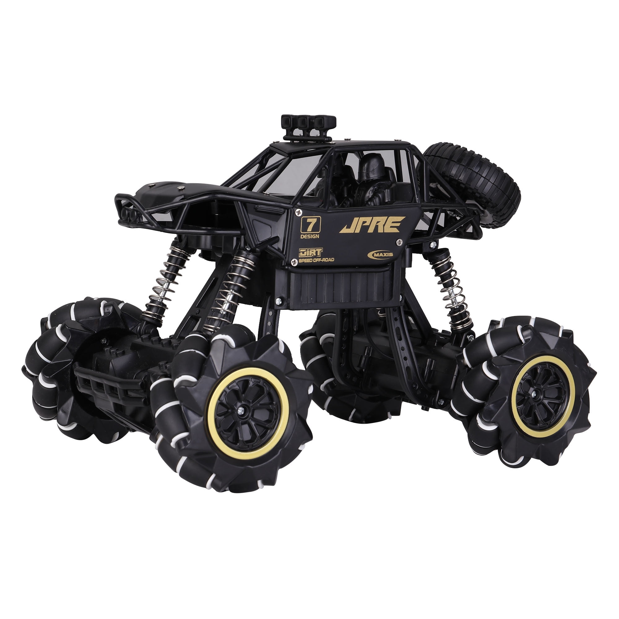 4wd controle remoto rc carros elétricos grande roda auto monster truck toy  presentes 01:16