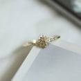 thumbnail image 4 of Snowflake Studded Ring Exquisitely Crafted Jewelry Winter Holidays Festive Celebration Accessories Elegant Women Style, 4 of 6