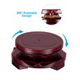 thumbnail image 3 of Unique Bargains Support d'Affichage en Bois, Support Rotatif Rond de 3,5 Pieds de Diamètre pour Lampe de Table, 3 of 7
