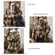 thumbnail image 5 of Chaquetas a cuadros de mujer Otoño e Invierno engrosamiento Casual suelta mujer manga larga solapa camisa con botones LC8511656 caqui L, 5 of 6
