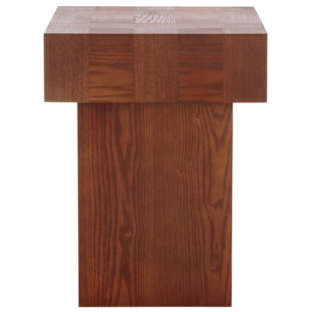 Safavieh Hamona Modern Wood End Table Walnut